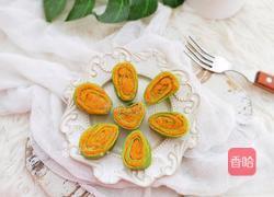 菠菜鸡蛋红薯卷饼的做法图解13