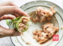 煎酿青椒的做法图解4