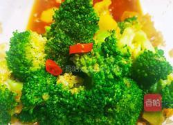 无油烟不动火超级快手菜15分钟出炉豉油西兰花的做法图解4