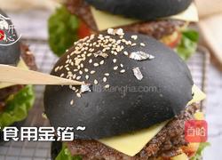 教你做KFC同款黑金凤梨汉堡健康又美味的做法图解10