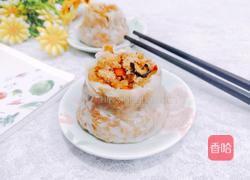 咸蛋黄肉松烧卖的做法图解26