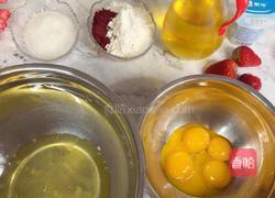 酸奶红丝绒戚风的做法图解1