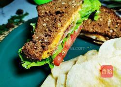 培根三明治好吃不胖的做法图解5