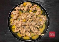 小贝瓜蒸鸡肉的做法图解5