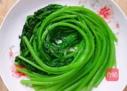 白灼茼蒿的做法图解10