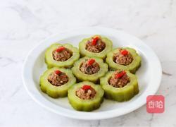 苦瓜酿肉的做法图解12