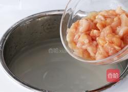 香菇鸡丝粥的做法图解5