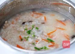 香菇鸡丝粥的做法图解12