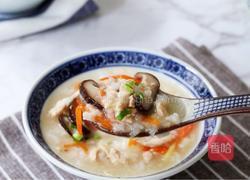 香菇鸡丝粥的做法图解14