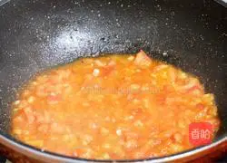 Illustration of how to make tomato and enoki mushroom risotto 6