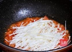 番茄金针菇烩饭的做法图解7