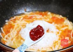 番茄金针菇烩饭的做法图解11