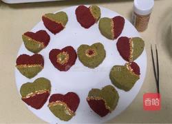 红丝绒抹茶奶油蛋糕（心心相印）的做法图解35