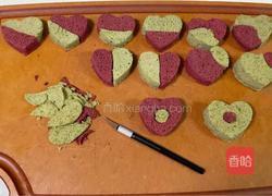 红丝绒抹茶奶油蛋糕（心心相印）的做法图解33