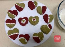 红丝绒抹茶奶油蛋糕(心心相印)的做法图解34