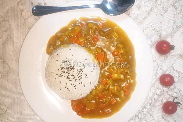 鸡肉咖喱饭