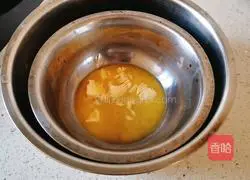 Strawberry and yellow peach pancake recipe 2