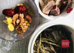 腊肉炖干缸豆的做法图解2