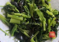 凉拌菠菜木耳的做法图解5
