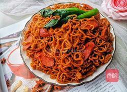 巨好吃的炒泡面的做法图解16