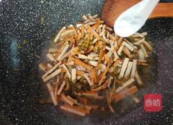 雪菜炒香干的做法图解6