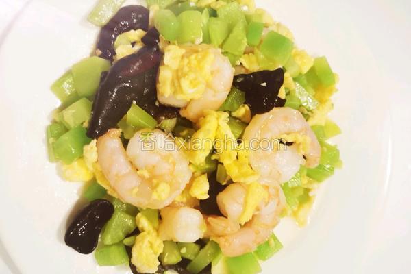 好看好吃好营养的青笋虾仁