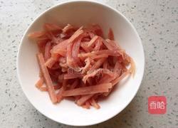 肉丝酱拌面的做法图解1