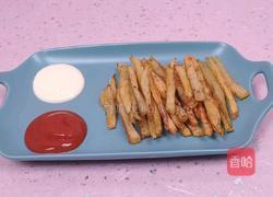椒盐味的烤薯条的做法图解7