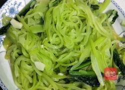 蒜香莴笋丝的做法图解5