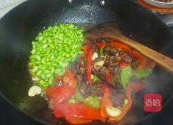 怀化毛豆炒鸭的做法图解8