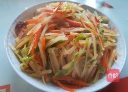 酸辣胡萝卜青椒土豆丝的做法图解7