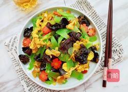 莴笋木耳炒鸡蛋的做法图解15