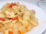 虾油冬瓜鸡丁的做法[图]