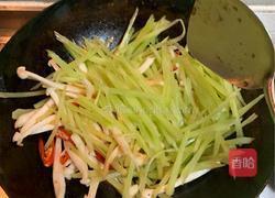 莴笋炒肉丝的做法图解6
