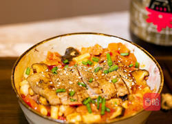 茄汁菌菇猪扒饭的做法图解7