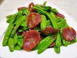 香肠豌豆荚的做法[图]