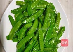香肠豌豆荚的做法图解4