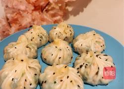 青菜香干水煎包的做法图解13