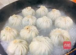 青菜香干水煎包的做法图解11