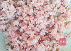 虾仁茼蒿丸的做法图解2
