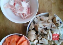 肉炒口蘑的做法图解1