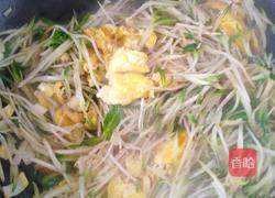 甜韭菜炒鸡蛋之春机的做法图解4