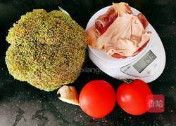 牛腩炒西兰花的做法图解2