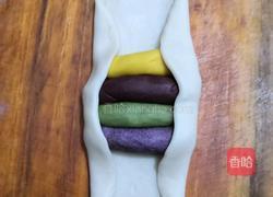 彩虹芋泥蛋黄酥的做法图解7