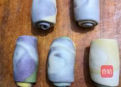彩虹芋泥蛋黄酥的做法图解15
