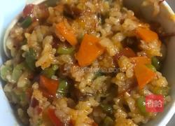 彩椒炒饭的做法图解12