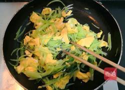 莴笋炒鸡蛋的做法图解20