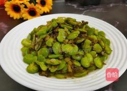 爆炒雪菜蚕豆瓣的做法图解8