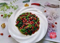 菠菜拌花生米的做法图解10