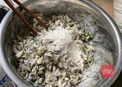 蒸槐花的做法图解3